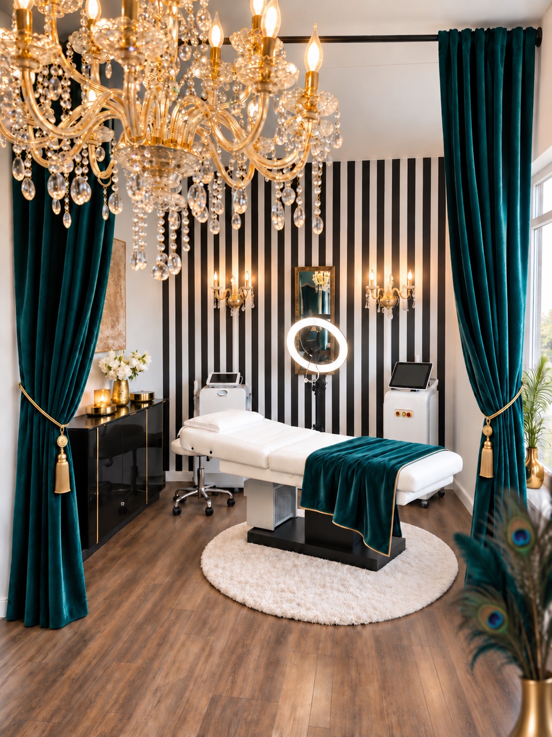 Cabine Glow dédiée aux soins silhouette