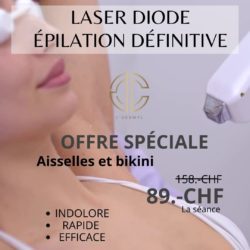 offre spécial laser dépilation aisselle et maillot