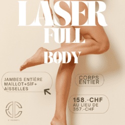 Dépilation, forfait corps entier