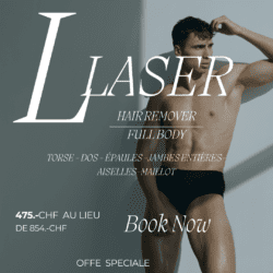 Offre laser dépilation full body homme