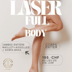 Dépilation, forfait corps entier (jambes entière, maillot, aisselles, demis-bras)